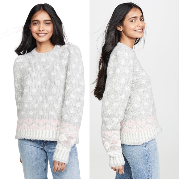 LOVESHACKFANCY Rosie Alpaca Pullover Sweater